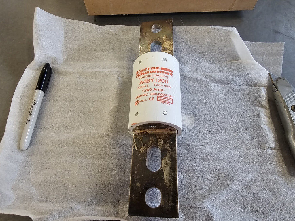 FERRAZ SHAWMUT 1200 Amp Current Limiting Class L Fuse A4BY1200