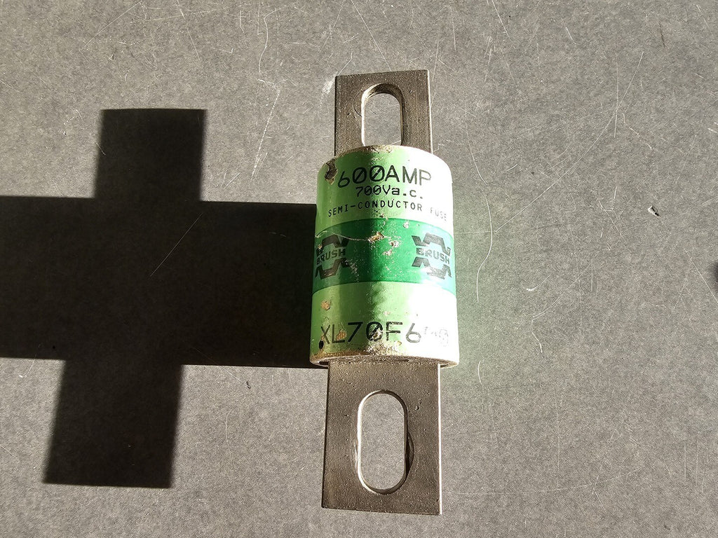 BRUSH 600 Amp, 700 Volts Semiconductor Fuse XL70F600