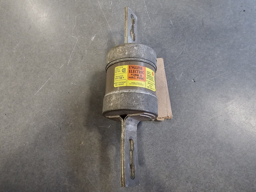 ENGLISH ELECTRIC 250 Amp 600 Volts Form II HRC Fuse CM250A