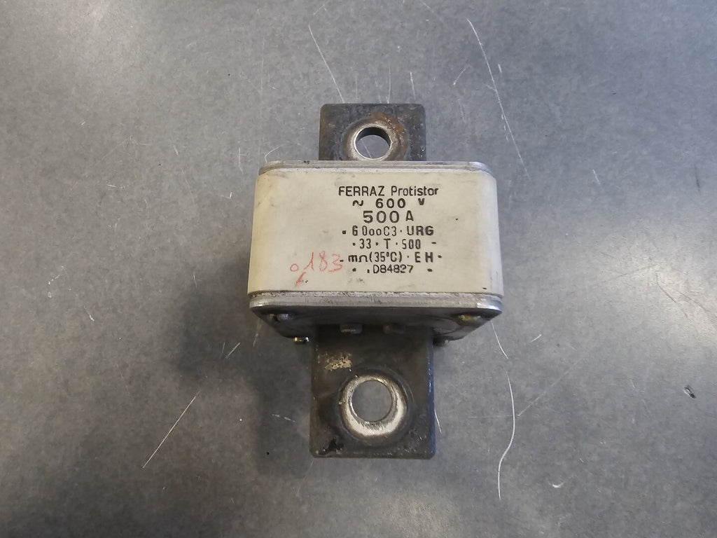 FERRAZ SHAWMUT 500 Amp 600 volts Protistor Fuse D84827