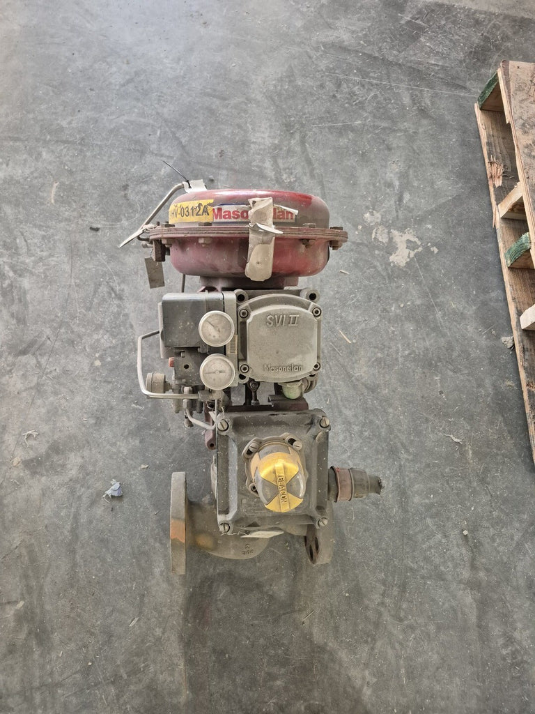 MASONEILAN 2" Class 300 Globe Valve w/ Actuator and Position Monitor 87-21114