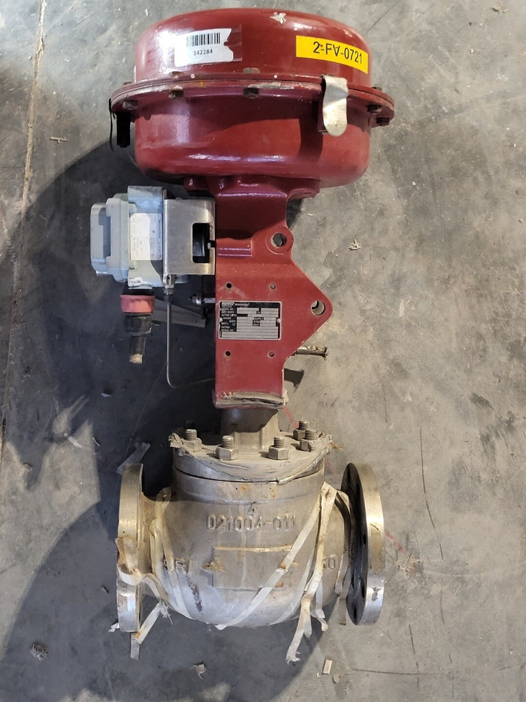 MASONEILAN 4" Class 150 Control Valve w/ Actuator 87-21114