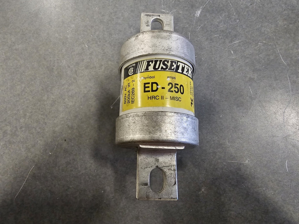 FUSETEK 250 Amp 600V HRC II Fuse ED-250