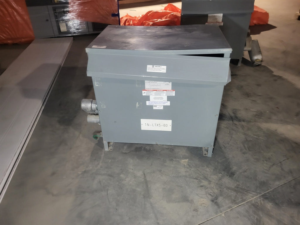 SQUARE D 75 kVA Transformer 600 Pri. Volts, 600/346 Sec. Volts C75T2308HCU