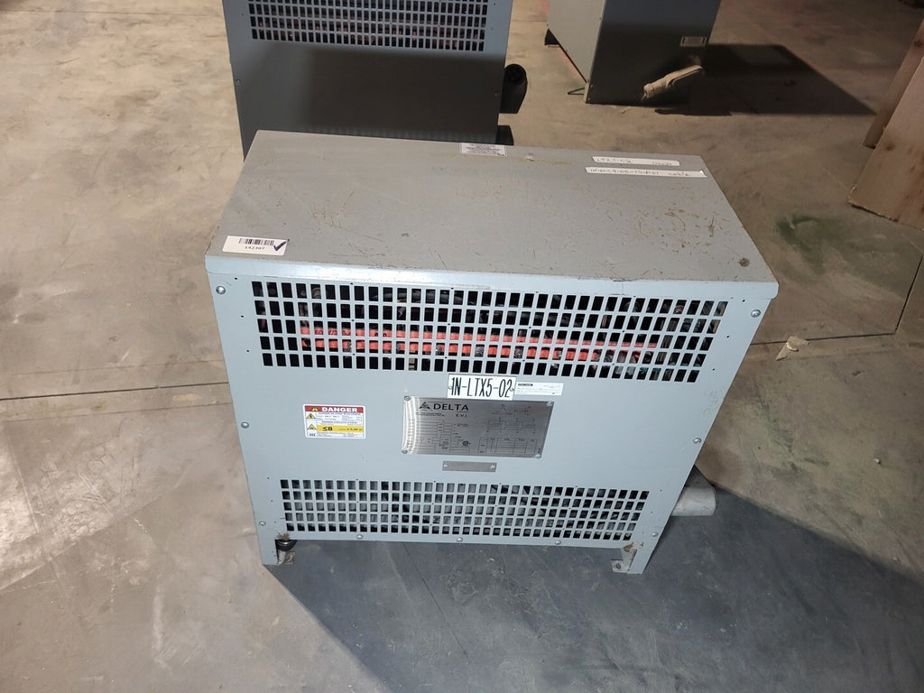 DELTA 45 kVA Transformer 600 Pri. Volts, 600/346 Sec. Volts CDTC0045S001524