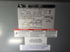 SQUARE D 75 kVA Transformer 600 Pri. Volts, 208Y/120 Sec. Volts C75T8HCU