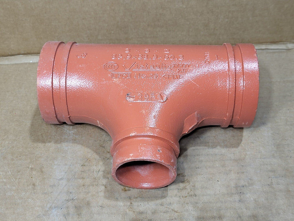 VICTAULIC 3"x3"x2" Reducing Tee No. 25