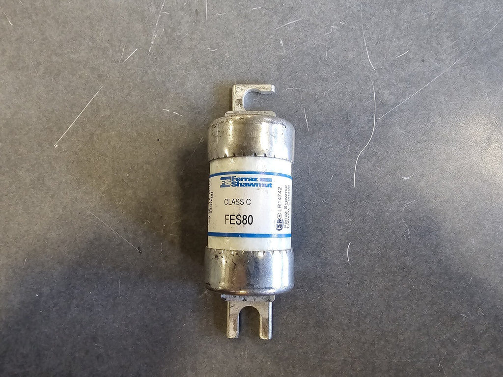 FERRAZ SHAWMUT 80 Amps, Class C Fast Acting Fuse FES80