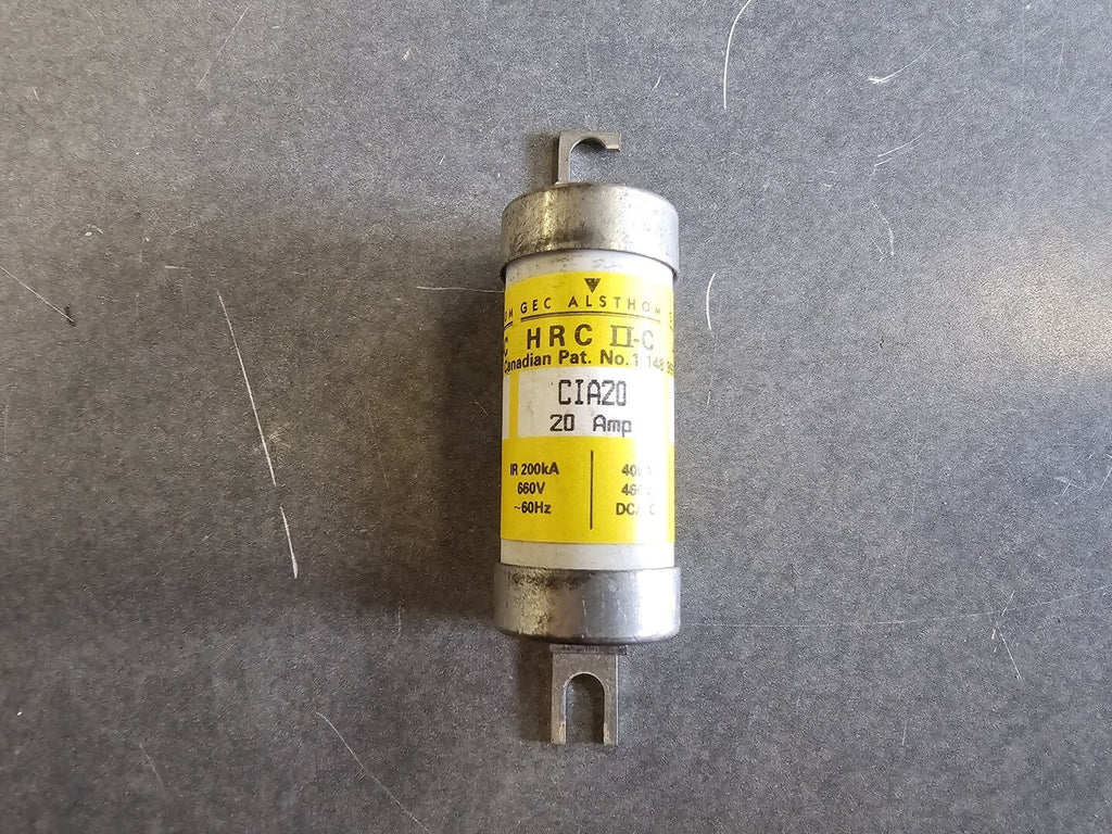 GEC ALSTHOM 20 Amp 600V Class C Fuse CIA20