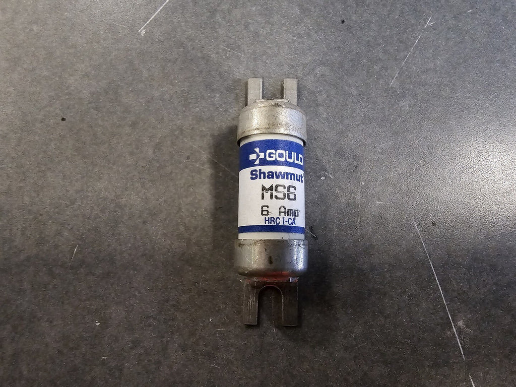 GOULD SHAWMUT 6 Amp 600V HRC I-CA Fuse MS6