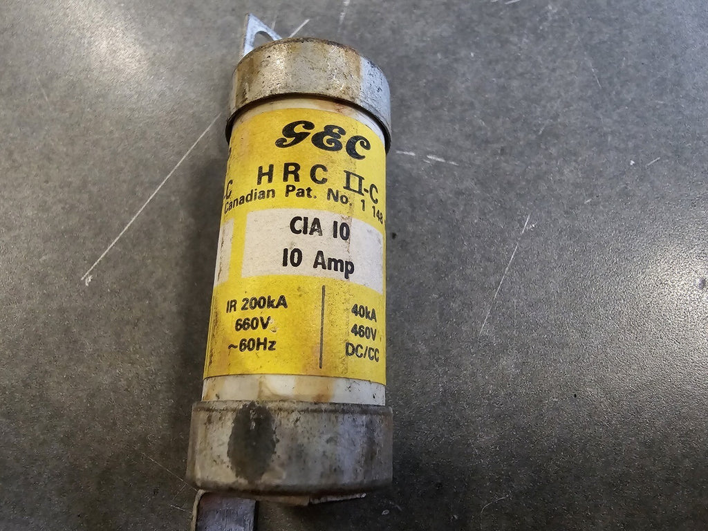 GEC 10 Amp 660V HRC II-C Fuse CIA-10