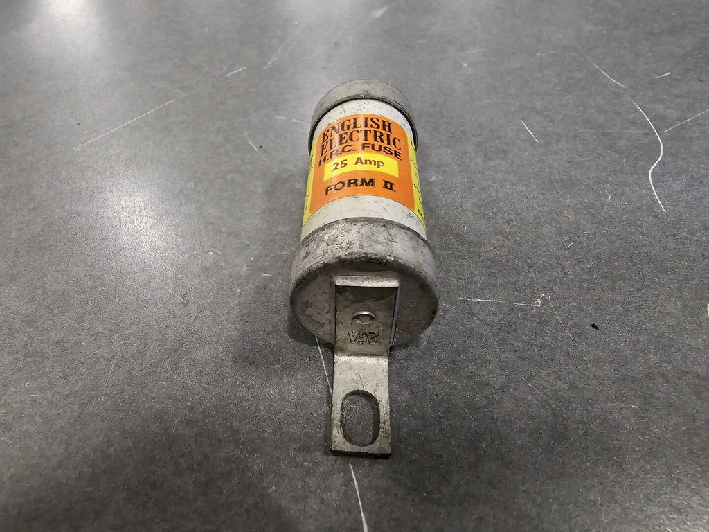 ENGLISH ELECTRIC 25 Amps Form II HRC Fuse CIA 25