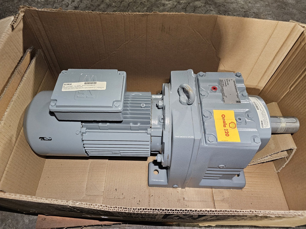 SEW-EURODRIVE Ratio 72.57:1 Gear Reducer w/ 3 hp Motor R87A DFT100LS4BMG/HR