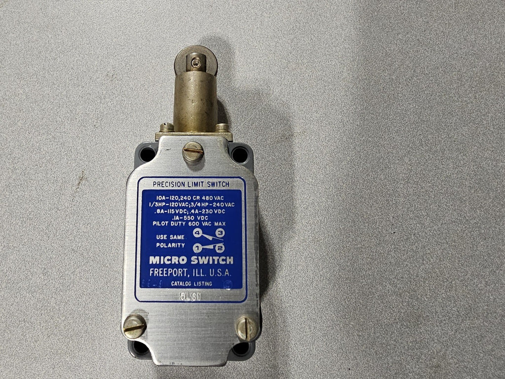 HONEYWELL 10A 480VAC Top Roller Plunger Limit Switch 5LS1