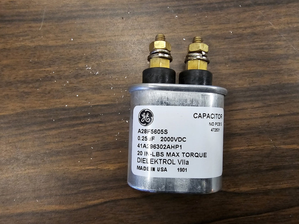 GENERAL ELECTRIC 2000 VDC Capacitor A28F5605S