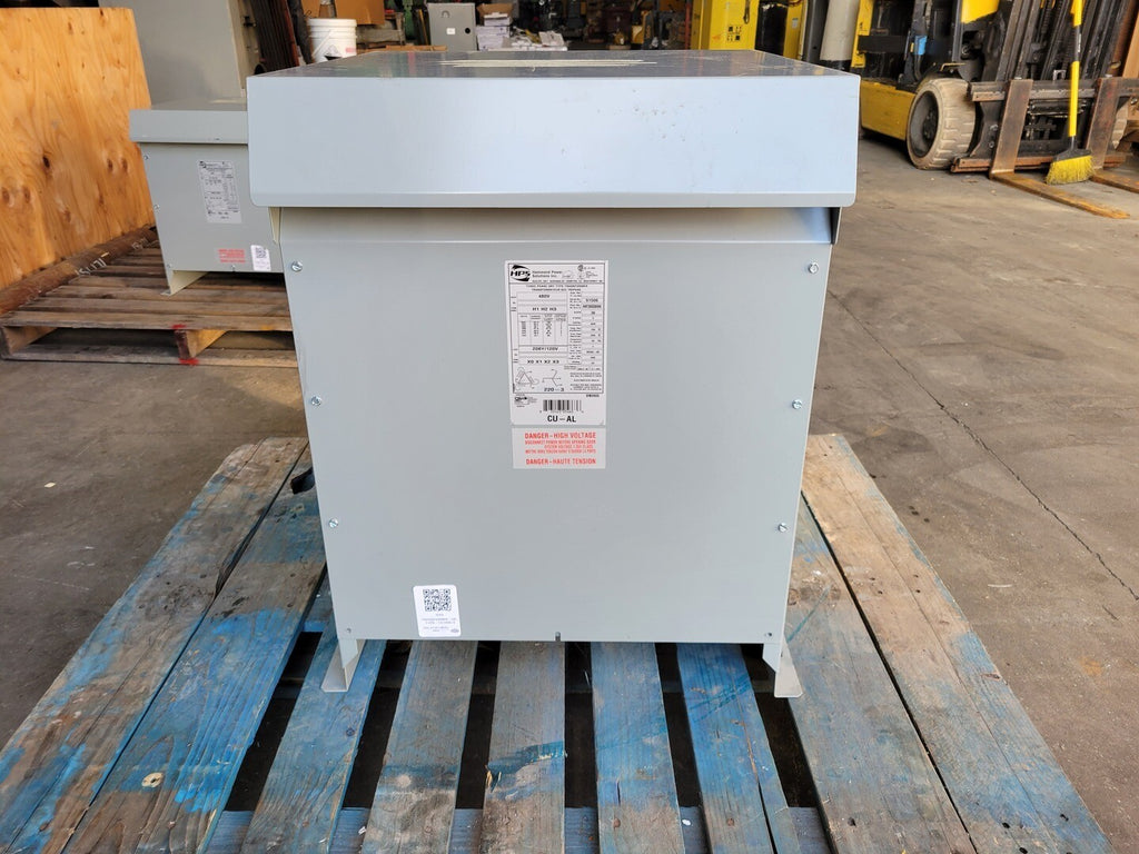 HAMMOND 30 kVA Transformer 480 pri. volts, 208Y/120 sec. volts NMT20K030KBK