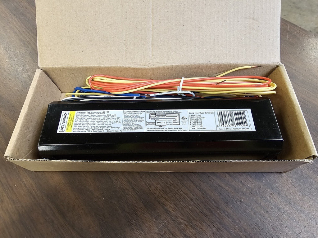 STANDARD 75W 2L Fluorescent Ballast E296T12RS120/N/HO/AS