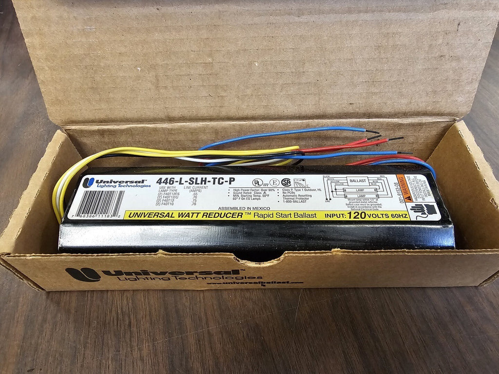 UNIVERSAL LIGHTING 40W 2 Lamp Magnetic Ballast 446-L-SLH-TC-P