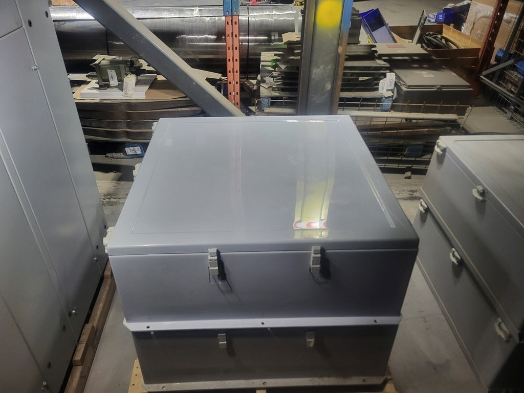 HOFFMAN Hinge Cover Enclosure Type 4X, 36.25x36.25x12, Fiberglass, A36H3612GQRLP