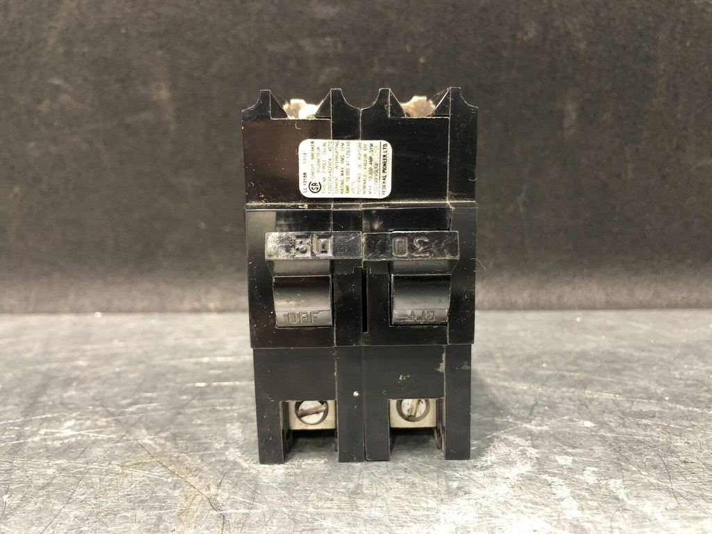 FEDERAL PIONEER 30 Amp, 2 Pole, 120/240 volts Circuit Breaker NB230