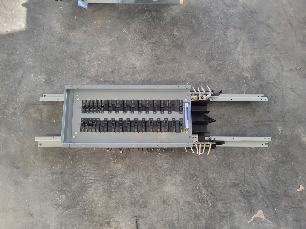 SQUARE D Dismantled - NQ454L4 Panelboard 400A, 48 VDC, 54-Circuit Power Distribution