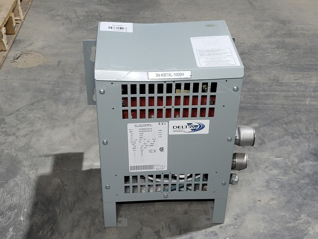 DELTA 5 kVA Transformer 120 pri. volts, 600 sec. volts CDSC0005GVA6XXJA