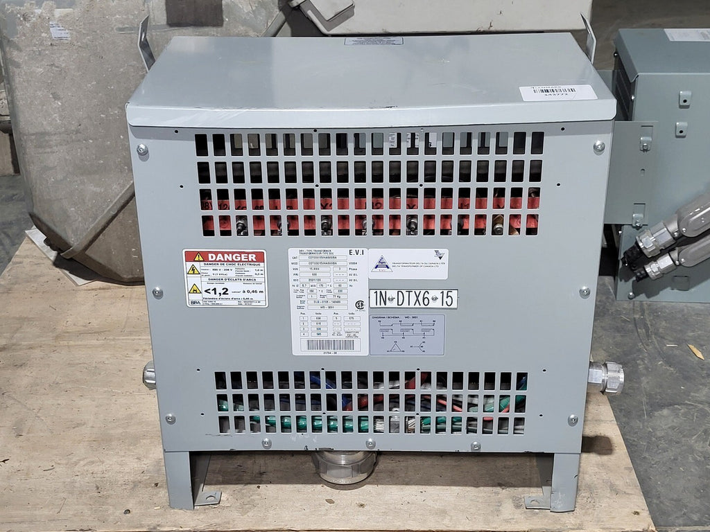DELTA 15 kVA Transformer 600 pri. volts, 208Y/120 sec. volts CDTC0015VHA6XXBA