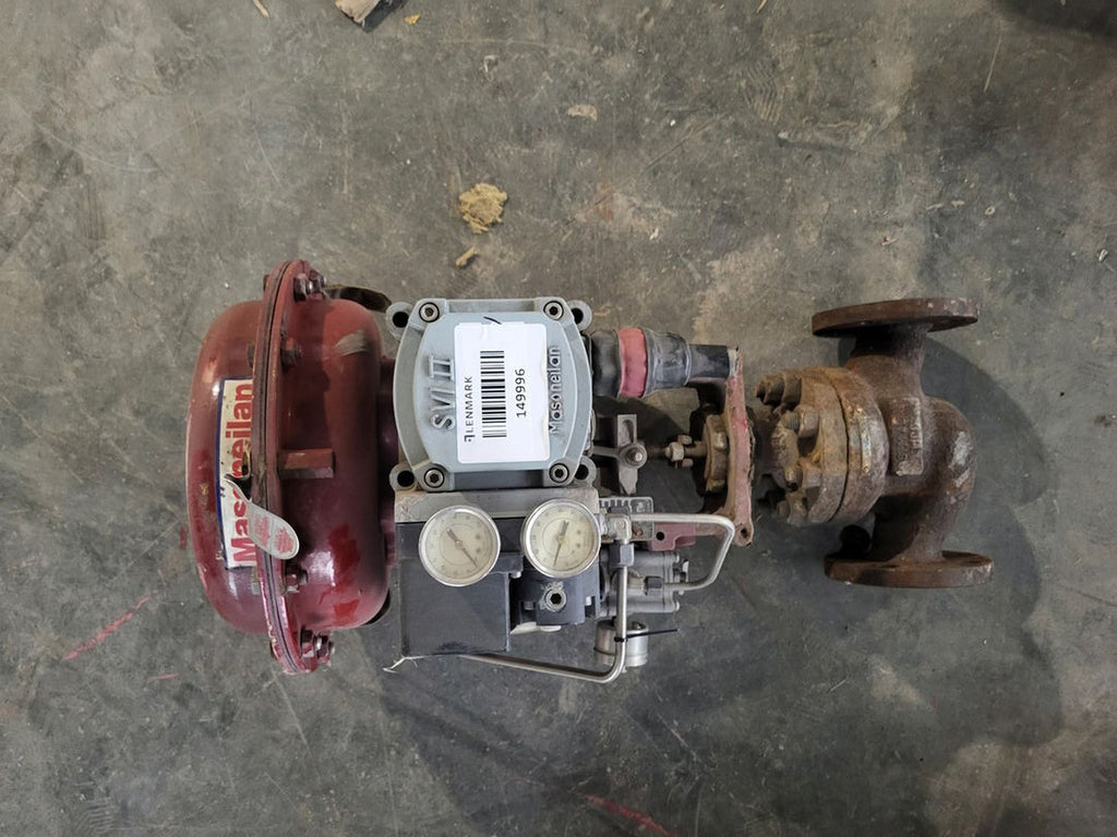 MASONEILAN 1-1/2" Class 150 Control Valve w/ Actuator 88-21714