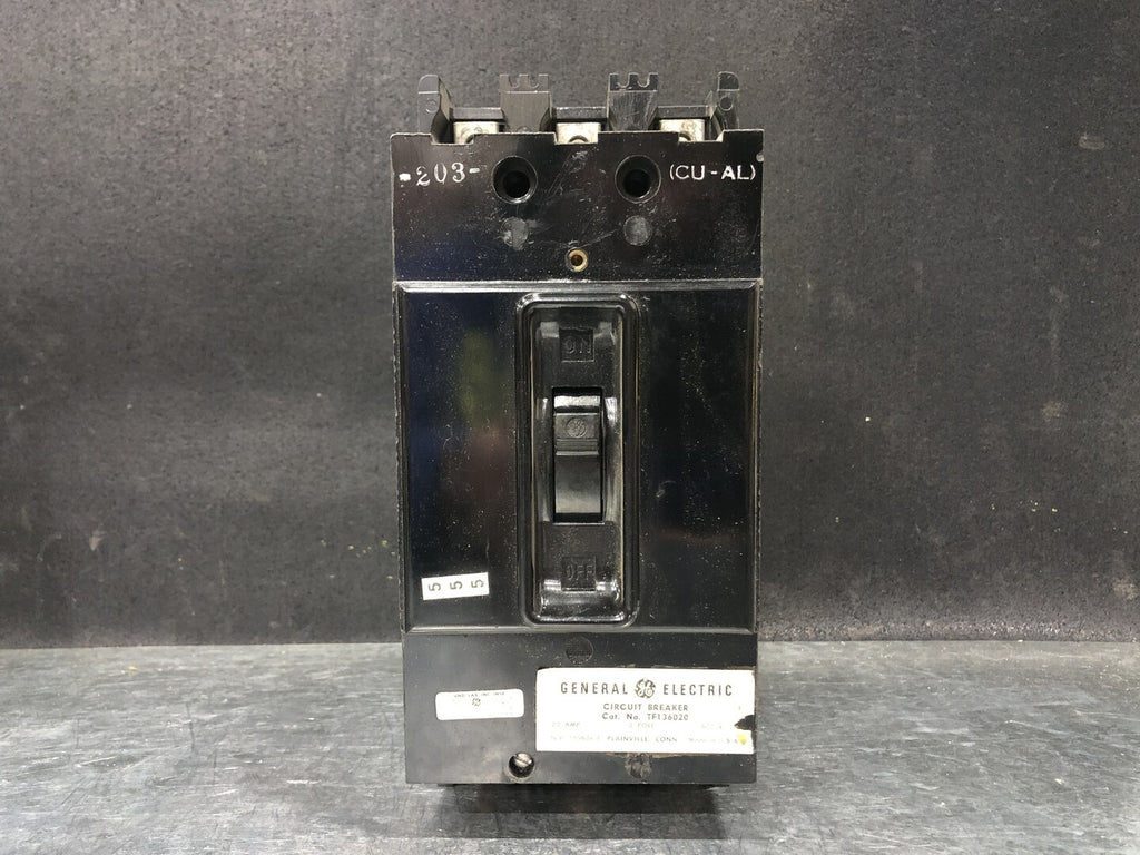 GENERAL ELECTRIC 20 Amp, 3 Pole, 600 Volts Circuit Breaker TF136020