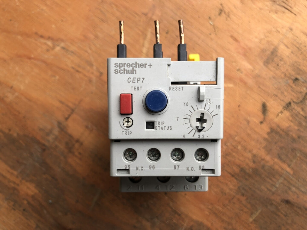 SPRECHER SCHUH 3.2-16 Amp Solid State Overload Relay CEP7-ED1DB