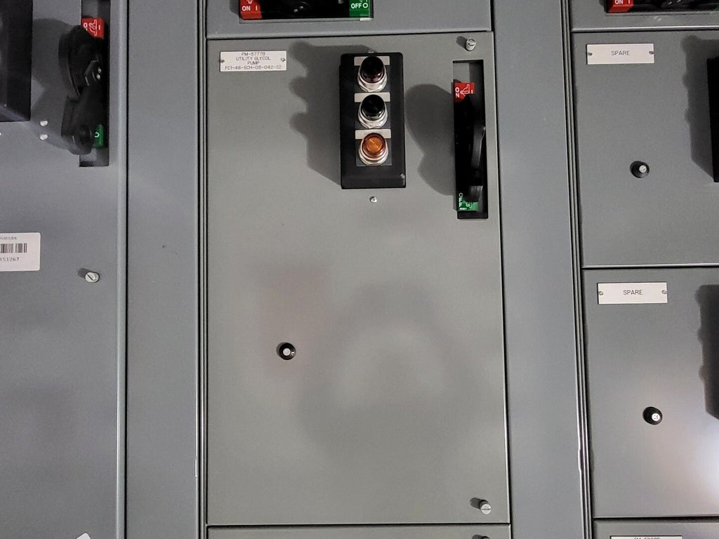 ALLEN-BRADLEY 40 hp, 600 Volt Size 3 FVNR Starter 509-DOD-XXX Bucket for 2100 Series MCC Frame