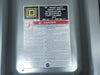 SQUARE D 60 Amp, 3 Pole, 600 Volt Non-Fusible Disconnect Switch CHU362AWK