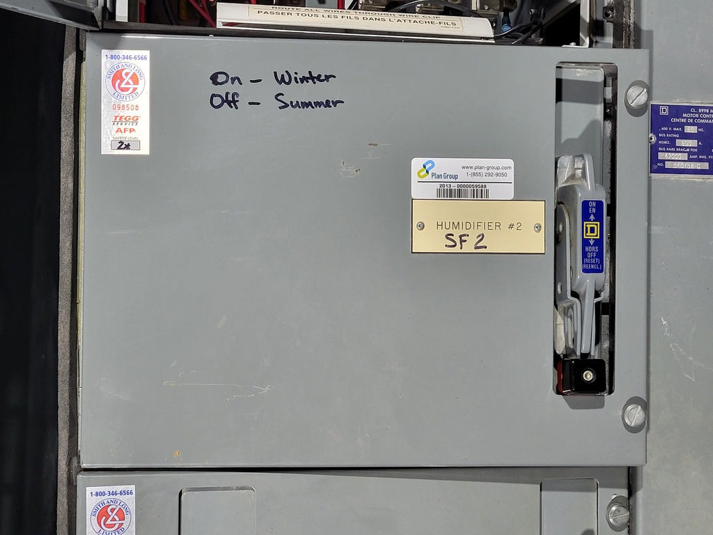 SQUARE D 100 Amp 600 volts Fused Disconnect Switch 8998