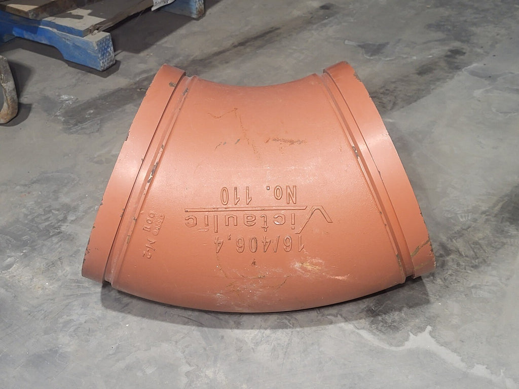 VICTAULIC 16" Grooved End Pipefitting 45deg Long Radius Elbow No. 110