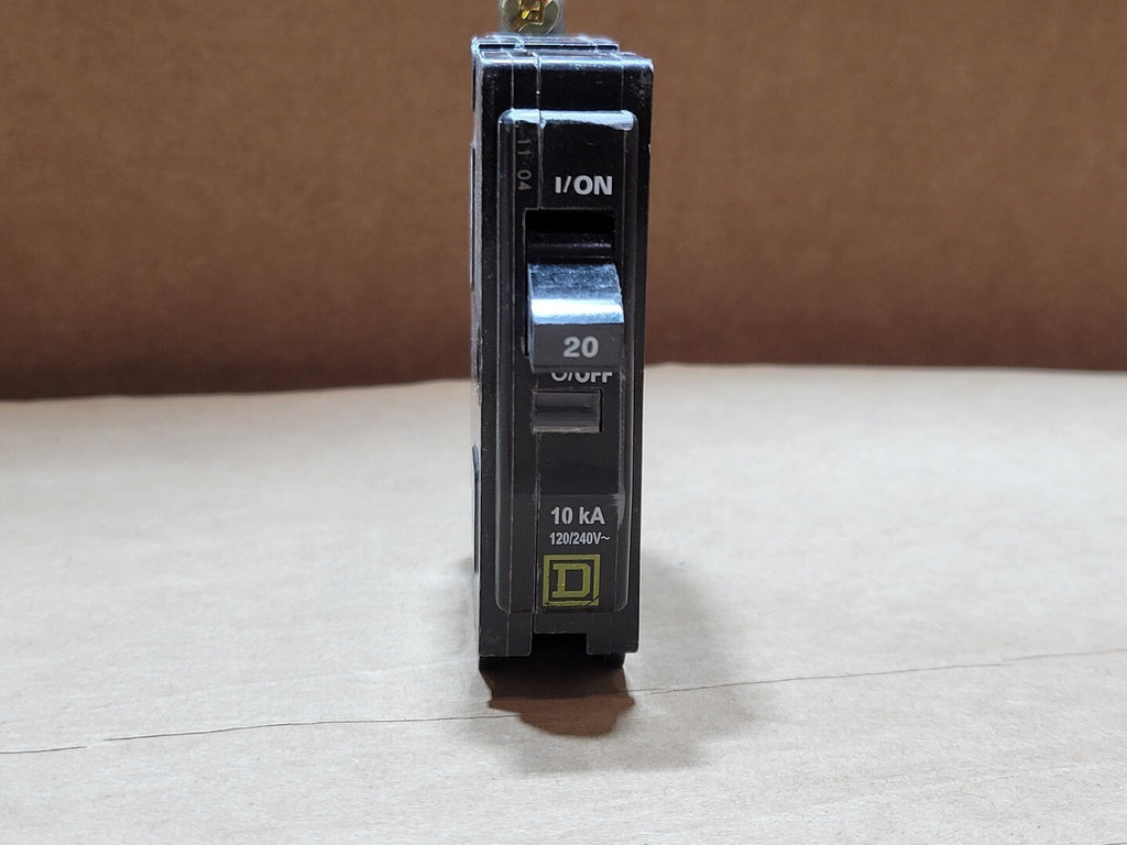 SQUARE D 20 Amp, 1 Pole, 120/240 Volt Circuit Breaker QOB120