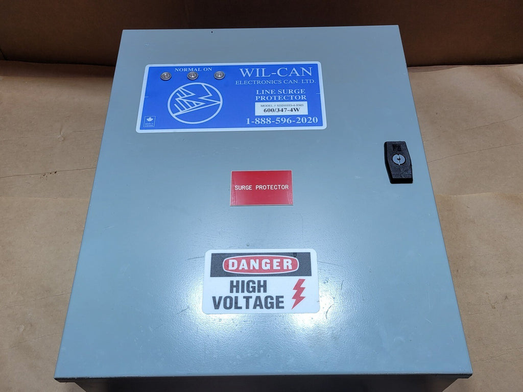 WIL-CAN ELECTRONICS 600 kA, 600/347V, 3-Phase Surge Protector SD200HD-4-RM3