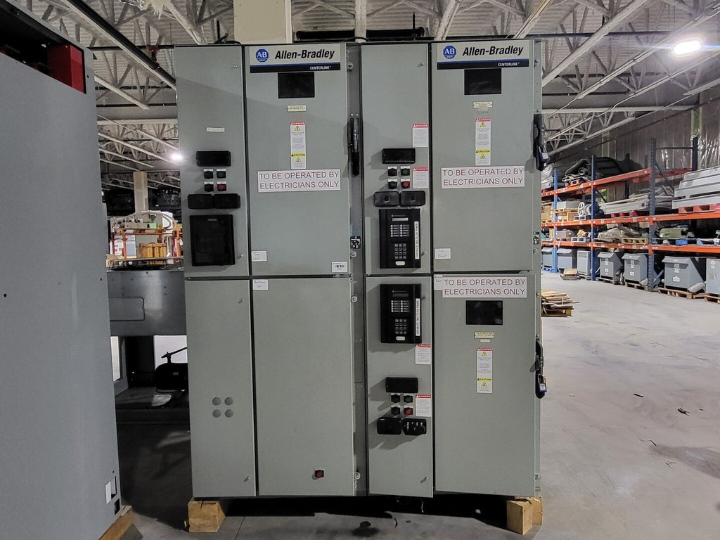 ALLEN-BRADLEY 5kV/1200A Medium Voltage MCC Double Structure w/ Motor Protection Relays