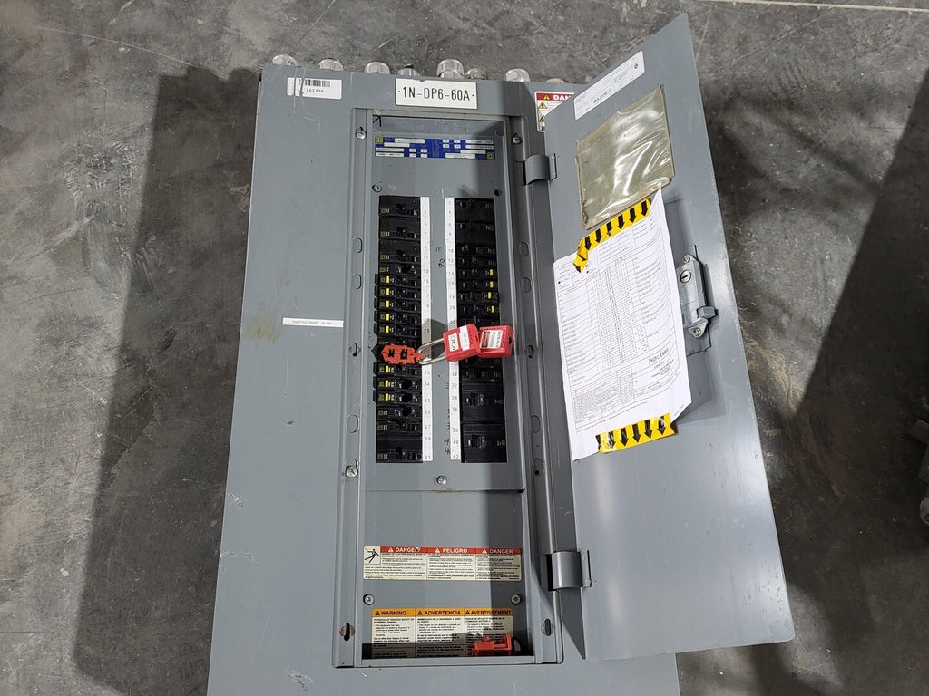SQUARE D Dismantled - NQOD442L225CU Panelboard 225A, 48VDC, 42-Circuit Power Distribution