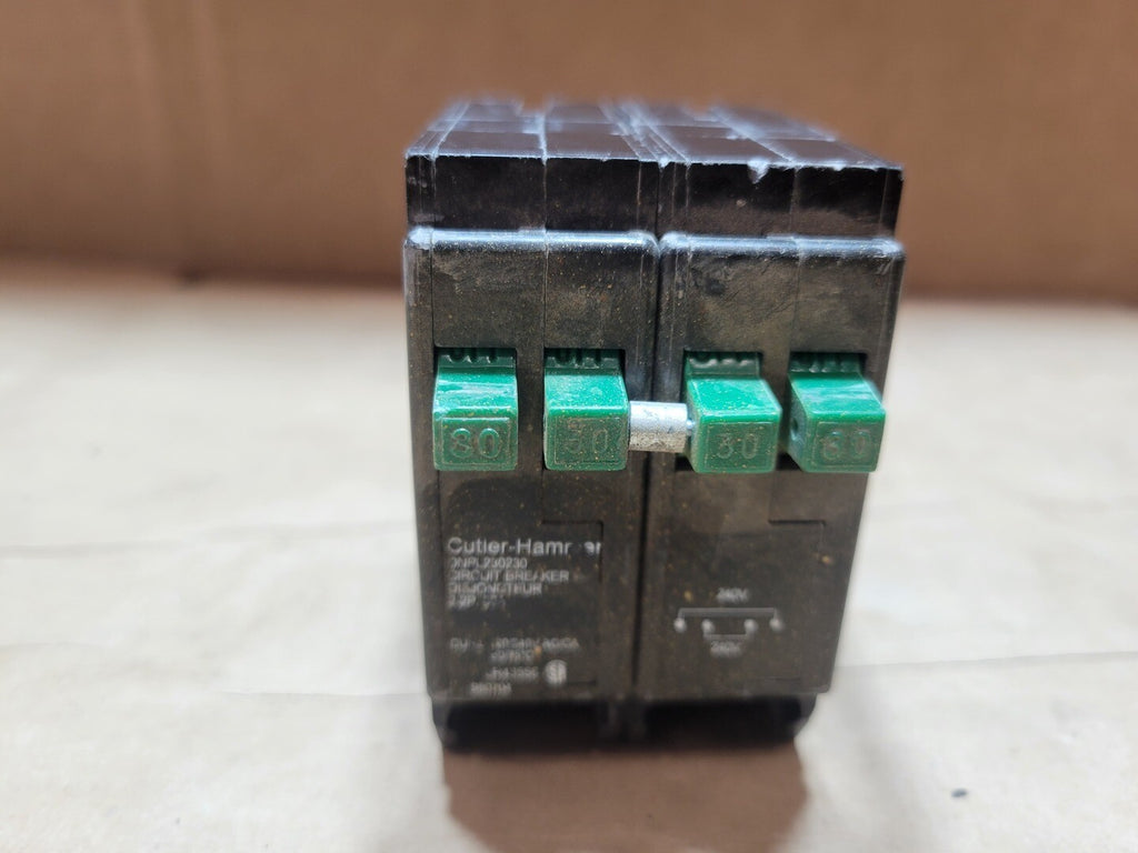 CUTLER-HAMMER 30 Amp, 2-2 Pole, 240 Volt Quad Circuit Breaker DNPL230230
