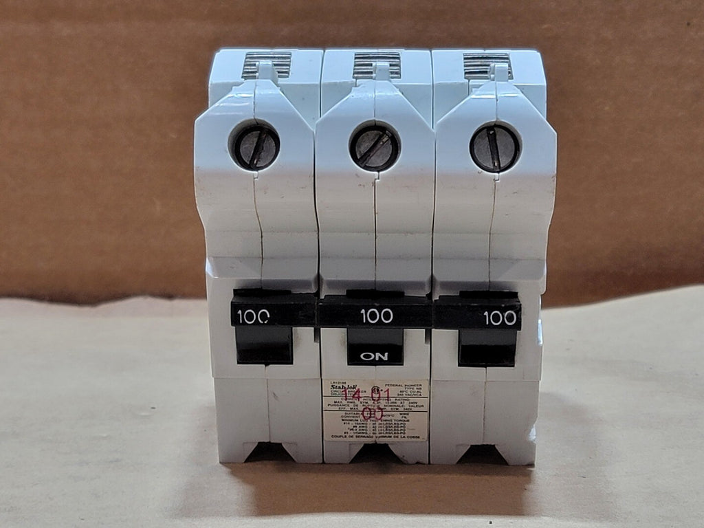 FEDERAL PIONEER 100 Amp, 3 Pole, 240 Volts Circuit Breaker NB3P100