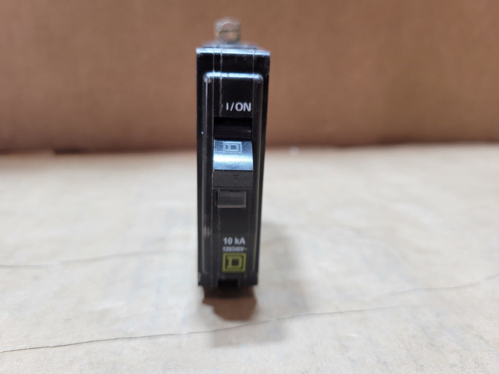 SQUARE D 15 Amp, 1 Pole, 120/240 Volts Circuit Breaker QOB115