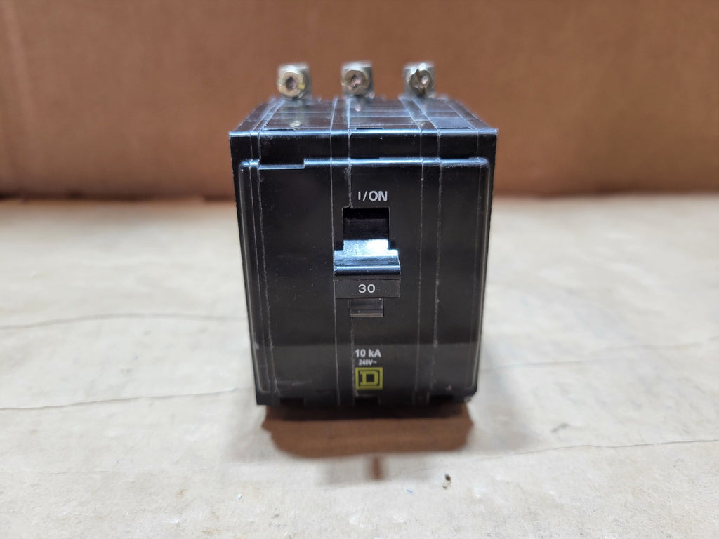 SQUARE D 30 Amp, 3 Pole, 240 Volts Circuit Breaker QOB330