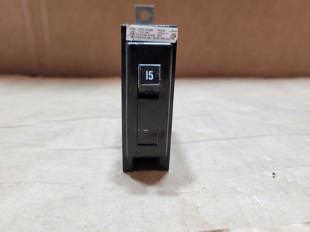 CUTLER-HAMMER 15 Amp, 1 Pole, 120/240 Volts Circuit Breaker BA115