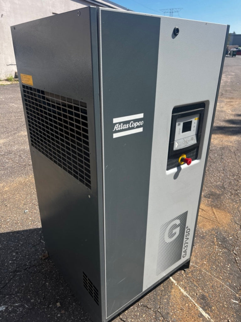 ATLAS COPCO 50 hp, 243.6 cfm, 189 psi Air Compressor GA37VSD+