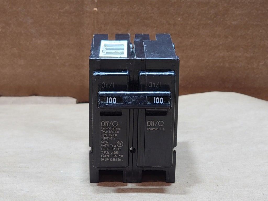 CUTLER-HAMMER 100 Amp 2 Pole 120/240 Volts Circuit Breaker BR2100