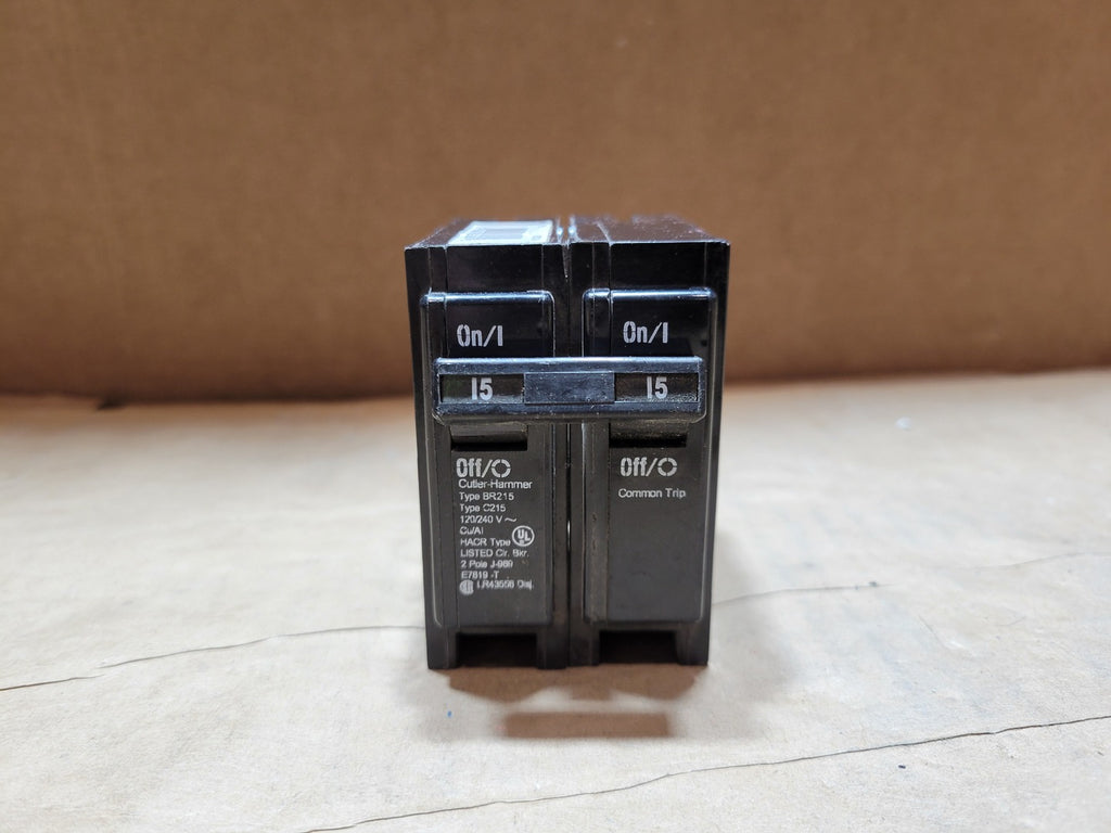 CUTLER-HAMMER 15A, 2 Pole, 120/240V Circuit Breaker BR215