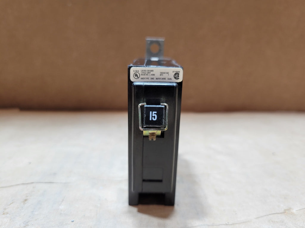 CUTLER-HAMMER 15 Amp, 1 Pole, 120/240 Volts Circuit Breaker QBHW1015