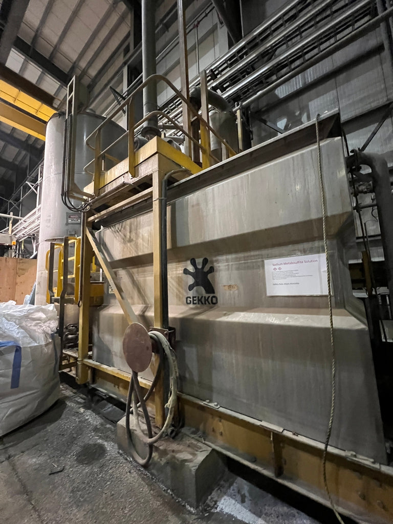 GEKKO Reagent 7000L Mixing & 12000L Storage Tank Skids (Sodium Metabisulfite)