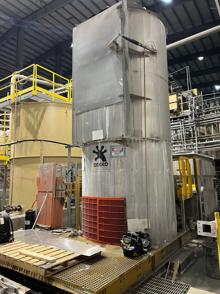 GEKKO Reagent 7000L Mixing & 12000L Storage Tank Skids (Sodium Hydroxide)