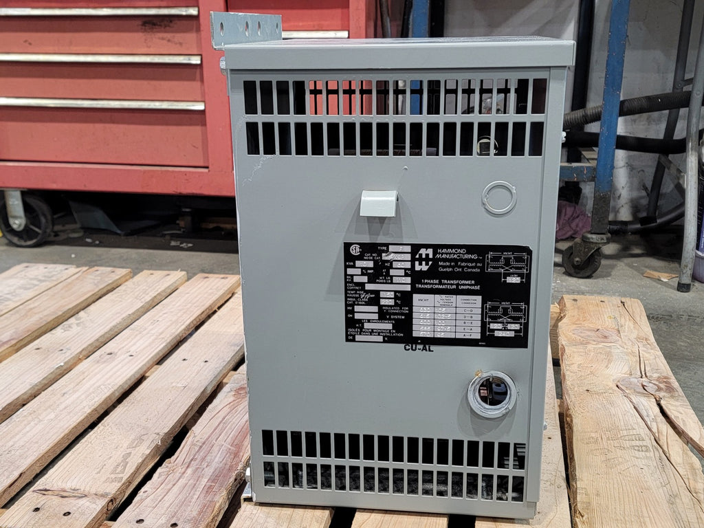 HAMMOND MANUFACTURING 10 kVA, Pri 600V, Sec 208Y/120V Transformer BX9P
